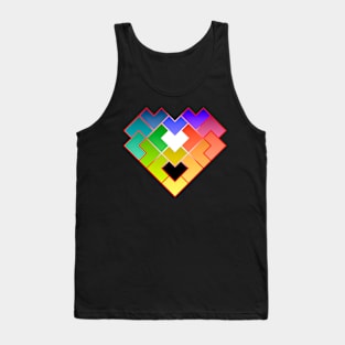 Hearts Together As One Tank Top